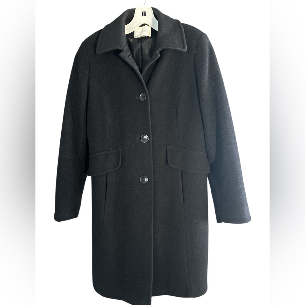 Worthington Wool Blend Elegant Timeless Coat Pea Coat Size Petite M View 2